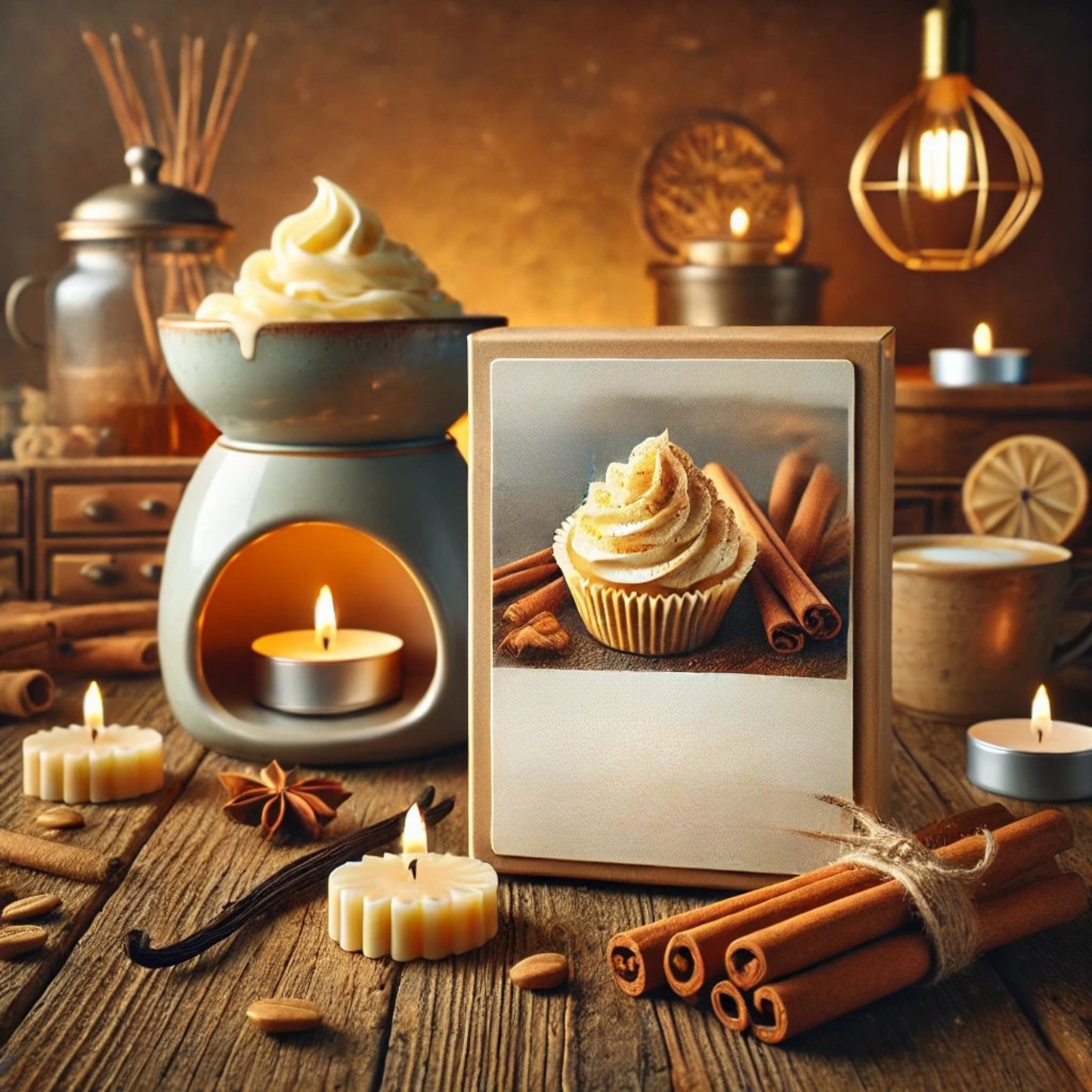 Wax Melt 100 % Soy Hand poured CINNAMON BUTTERCREAM. 3oz. SMOKEY QUARTZ SPARK. Home, kitchen, pets, laundry, gift, candle. (Copy)